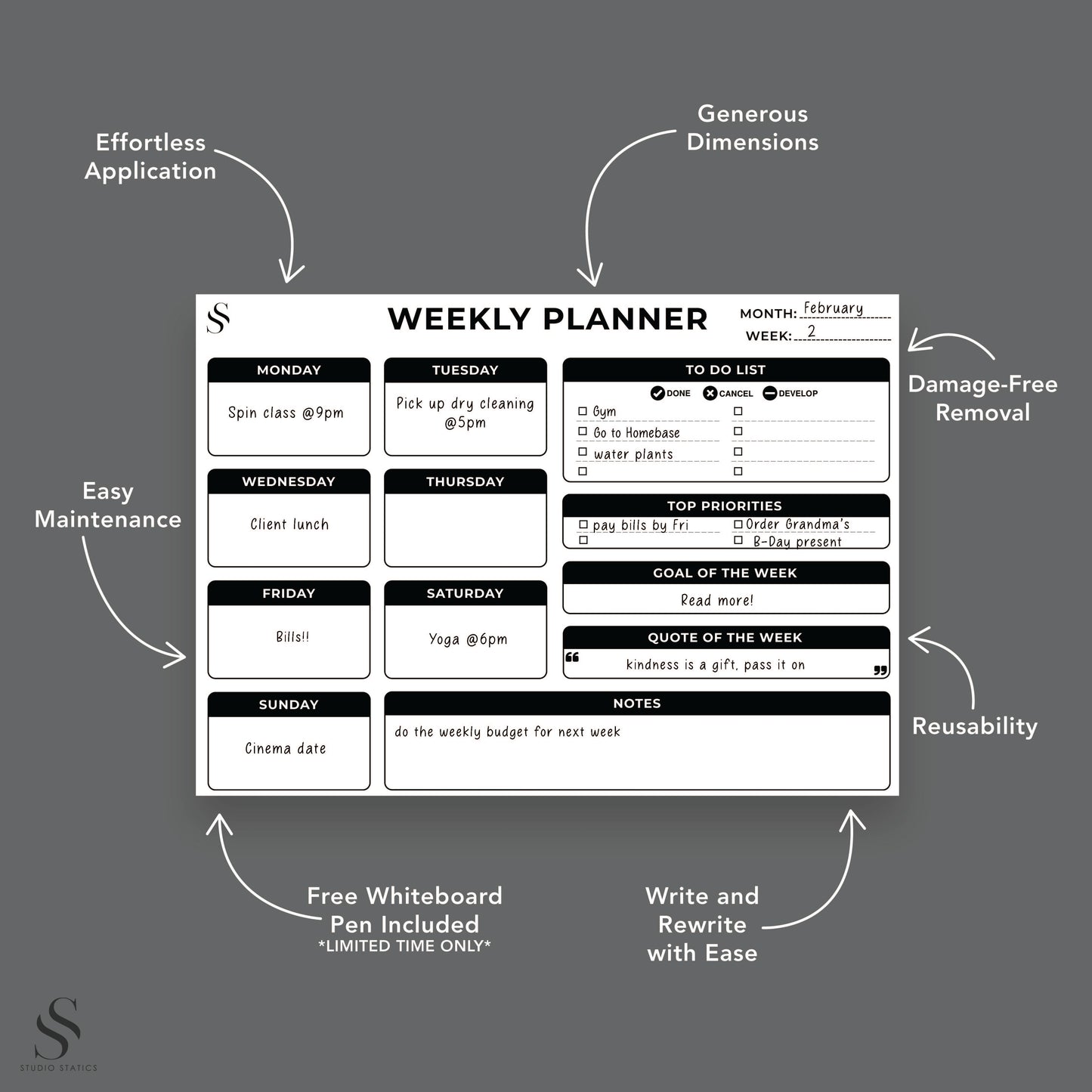 WEEKLY PLANNER